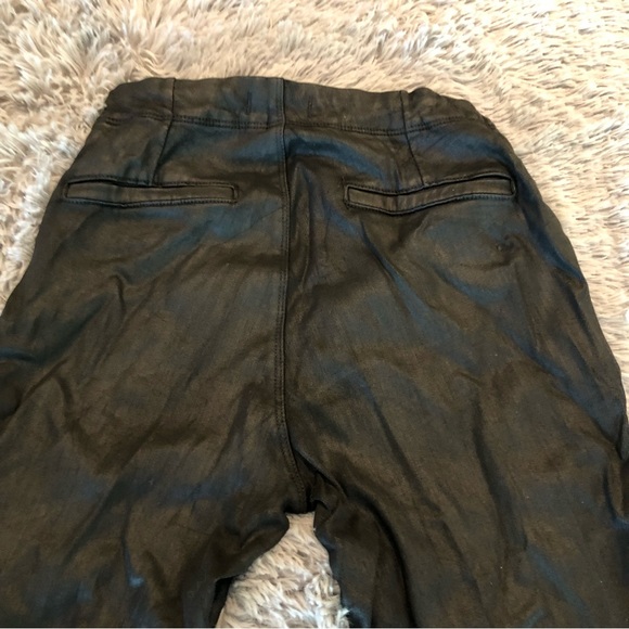 DL1961 Women’s 29 Haven Coated Asphalt High Rise Legging  Black Jean Witchy - Picture 9 of 16